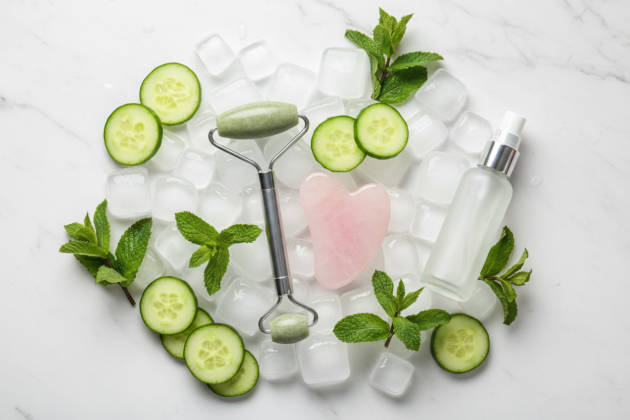 Ice Roller Trend: Warum alle auf kühlende Beauty Tools setzen